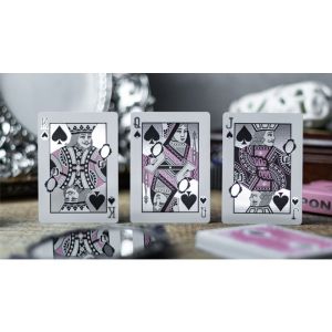 Reflections Ponder (Pink) Playing Cards by Emily Sleights