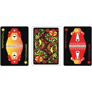 Russian Folk Art Limited Edition (Black) Printed by USPCC (VT)