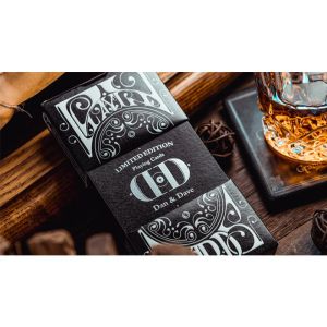 Smoke & Mirror (Mirror- Black) Deluxe Limited Edition Playing Cards by Dan & Dave (VT)