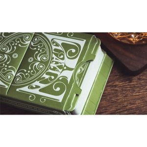 Smoke & Mirrors V8, Green (Deluxe) Edition Playing Cards by Dan & Dave (VT)