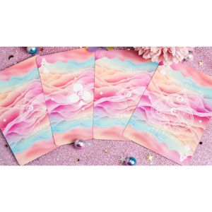 Solokid Rainbow Dream (Red Pink) Playing Cards by Solokid Playing Card Co.