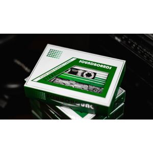 Soundboards V4 Green Edition Playing Cards by Riffle Shuffle (VT)