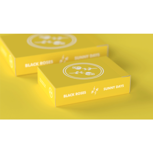 Black Roses Sunny Days Mini Playing Cards