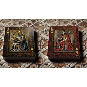 The Spirit of Cubism (Dark Black) Playing Cards