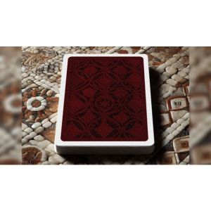 The Spirit of Cubism (Dark Red) Playing Cards