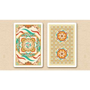 Three Rabbits with Ears Playing Cards