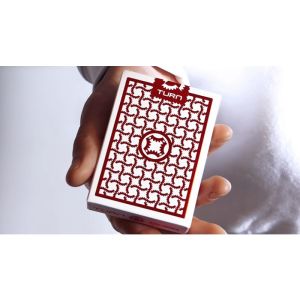 TURN (Red) Playing Cards by Mechanic Industries - Trick