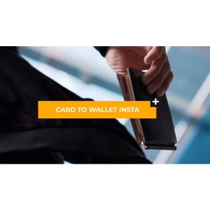 Modern Card to Wallet Insta (Black) by Quiver (VT)