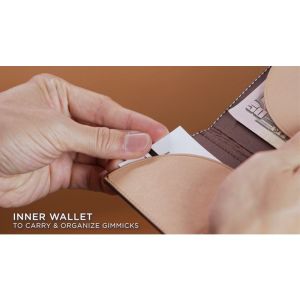 Modern Card to Wallet Insta (Tan) by Quiver (VT)