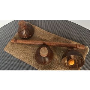 Cheppum Panthum Coconut Shell Cups and Wand set by Gary Kosnitzky - Trick (VT)