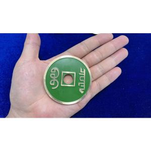 CHINESE COIN GREEN JUMBO by N2G - Trick (VT)