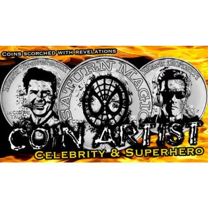 COiN ARTIST Quarter Super Hero/Celebrity (6 coins per pack) by Mark Traversoni and iNFiNiTi (VT)