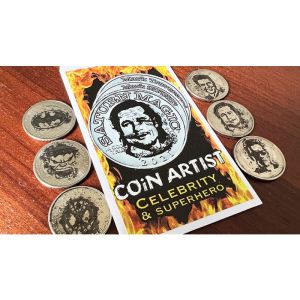COiN ARTIST Quarter Super Hero/Celebrity (6 coins per pack) by Mark Traversoni and iNFiNiTi (VT)