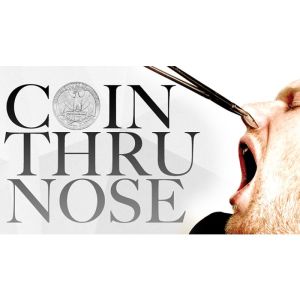Coin Thru Nose by Tyler Sutter  & The Magic Estate - Trick