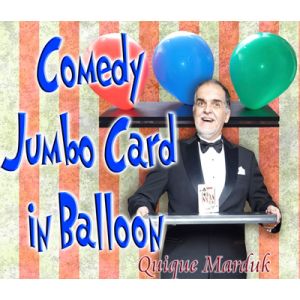 Comedy Card In Balloon by Quique Marduk - Trick (VT)
