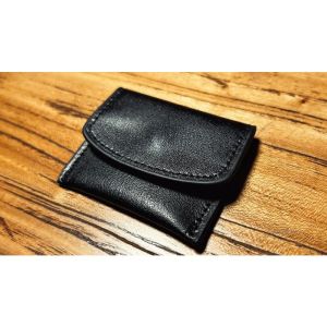 The Cowhide Coin Wallet (Black) by Bacon Magic - Trick