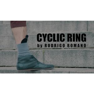 CYCLIC RING (Black Gimmick and Online Instructions) by Rodrigo Romano - Trick