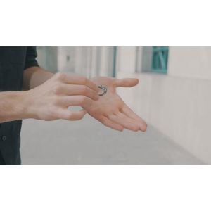 CYCLIC RING (Black Gimmick and Online Instructions) by Rodrigo Romano - Trick