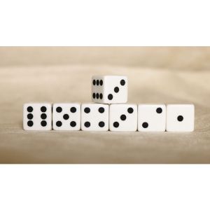 Diamond Forcing Dice Set (7) by Diamond Jim Tyler - Trick (VT)
