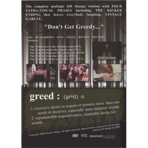 Greed by Daniel Garcia - DVD