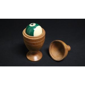 Deluxe Wooden Pool Ball Vase by Merlins Magic - Trick (VT)