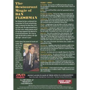 Restaurant Magic Volume 2 by Dan Fleshman - DVD