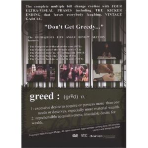 Greed by Daniel Garcia - DVD