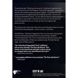 I Hate David Copperfield Trick by Geoff Williams - DVD (VT)