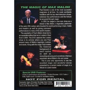 The Magic of Max Malini by Paul Daniels - DVD (VT)