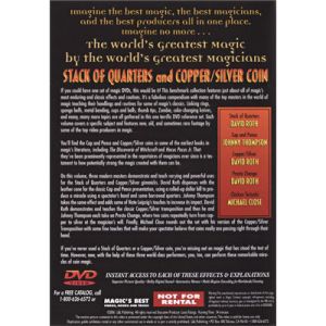 World s Greatest Magic: Stack Of Quarters and Copper/Silver Coin - DVD