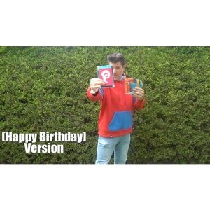 FLASHY BANNER (HAPPY BIRTHDAY) by George Iglesias & Twister Magic - Trick