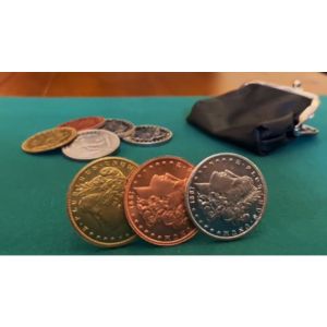 Follow the Silver Morgan Replica (Gimmicks and Online Instructions) by Tango - Trick