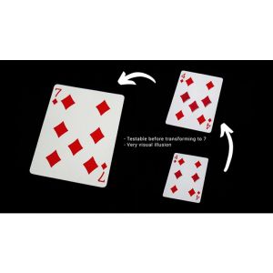 Tumi Magic presents Glitch Card (Blue) by Tumi Magic - Trick (VT)