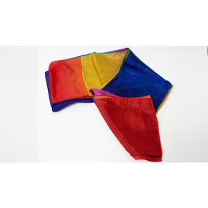 Multicolored Silk Streamer 7 inch by 24 ft from Magic by Gosh (VT)