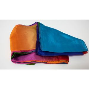 Multicolored Silk Streamer 7 inch by 24 ft from Magic by Gosh (VT)