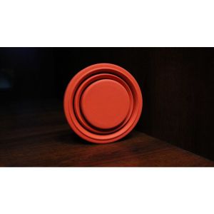 Harmonica 2 Chop Cup Red (Silicon) by Leo Smetsers - Trick