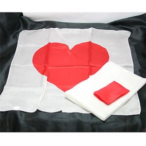 Heart Scarf Set by JL Magic - Trick (VT)