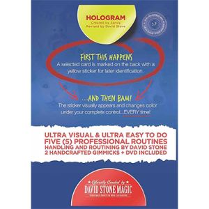 Hologram Blue (Gimmick and Online Instructions) by David Stone - Trick (VT)