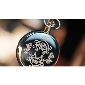 Infinity Pocket Watch V3 - Silver Case White Dial / STD Version (Gimmick and Online Instructions) by Bluether Magic - Trick (VT)