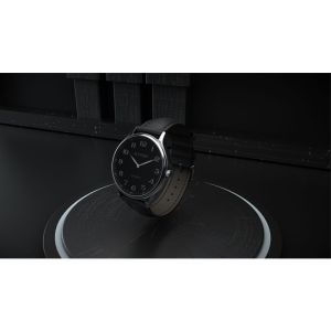 Infinity Watch V3 - Silver Case Black Dial / STD Version (Gimmick and Online Instructions) by Bluether Magic - Trick (VT)
