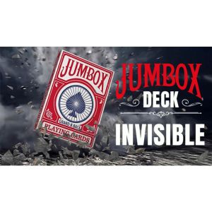 Jumbox Invisible Deck (Red) by Magic Dream