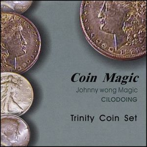 Trinity Coin Set (with DVD) by Johnny Wong - Trick (VT)