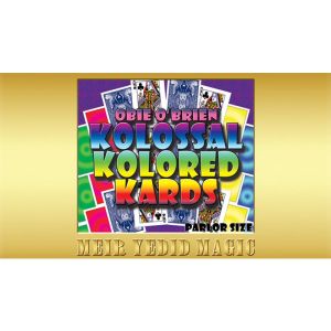 Obie O Brien Kolossal Kolor Cards Parlor Size (Gimmicks and Online Instructions) - Trick