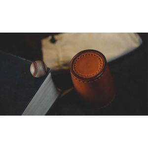 Leather Chop Cup with Balls (Brown) by TCC