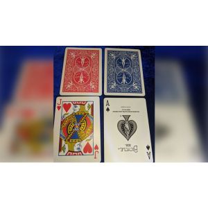 Magnetic Card - Bicycle Cards (2 Per Package) Double Face Cards by Chazpro