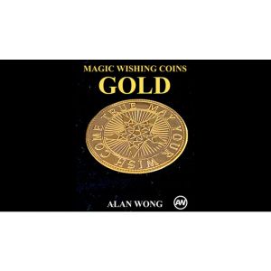 Magic Wishing Coins Gold (12 Coins) by Alan Wong - Trick (VT)