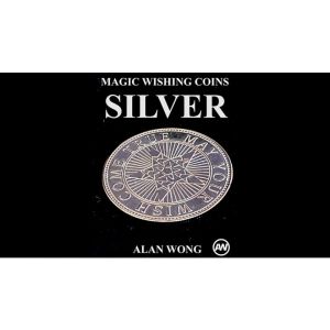 Magic Wishing Coins Silver (12 Coins) by Alan Wong - Trick