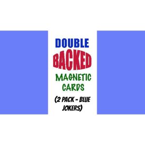 Magnetic Cards (2 pack/Blue Jokers) by Chazpro Magic - Trick (VT)