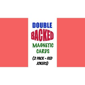 Magnetic Cards (2 pack/Red Jokers) by Chazpro Magic. - Trick