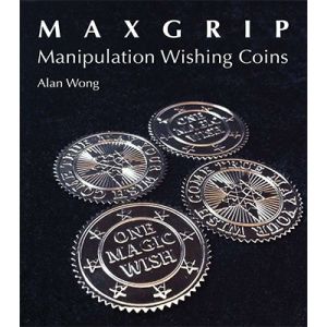 Max Grip Manipulation Wishing Coins (SILVER) by Alan Wong - Tricks (VT)